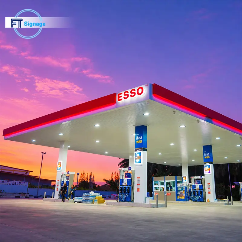 GasFuel Station Canopy Sign - 5