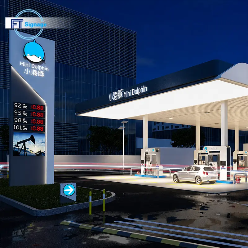 Gas & Fuel Station Price Tower