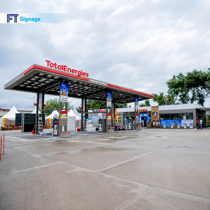 GasFuel Station Canopy Sign - 4