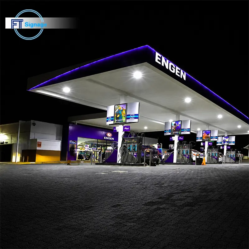 GasFuel Station Canopy Sign