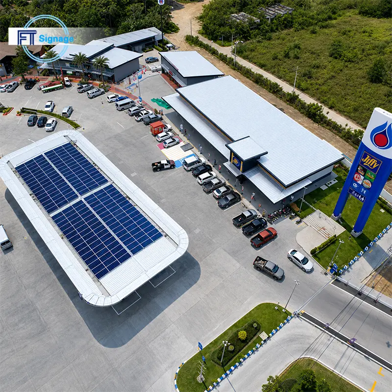 GasFuel Station Canopy Sign - 1