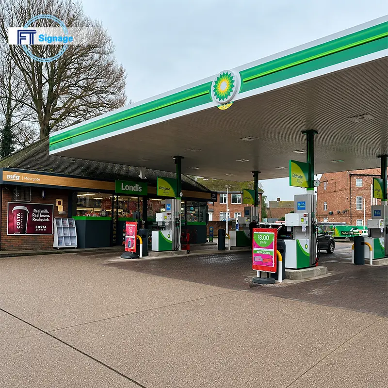GasFuel Station Canopy Sign - 4