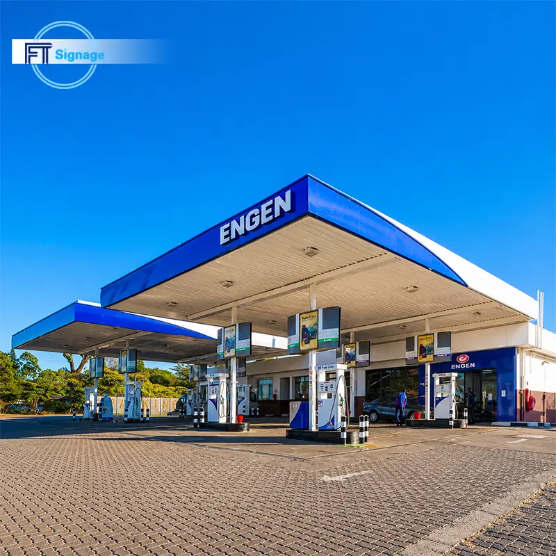 GasFuel Station Canopy Sign - 4