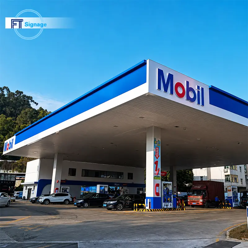 GasFuel Station Canopy Sign - 5