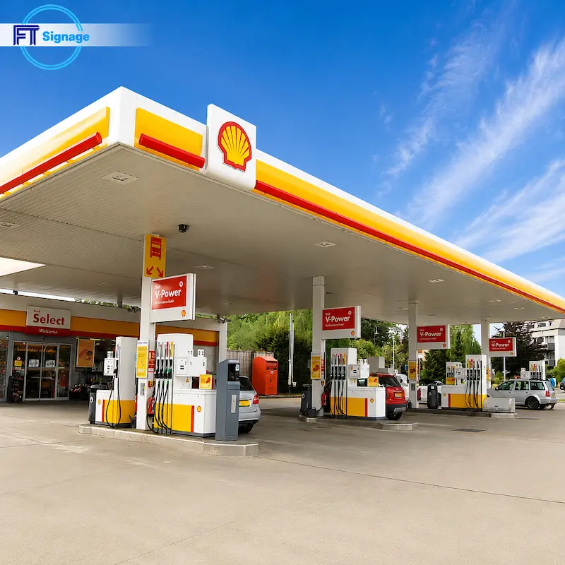 GasFuel Station Canopy Sign - 3