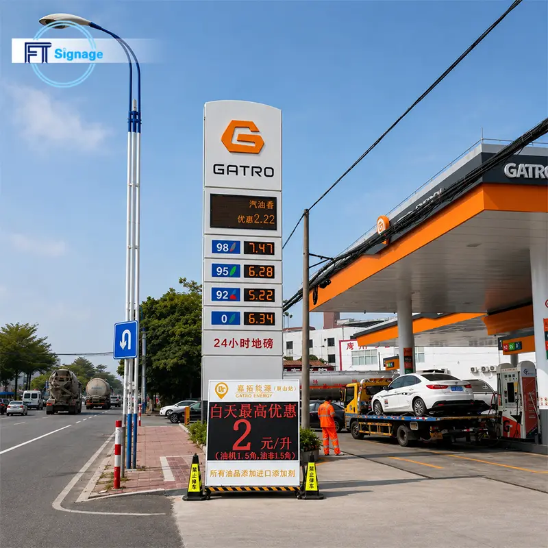 GasFuel Station Canopy Sign - 3