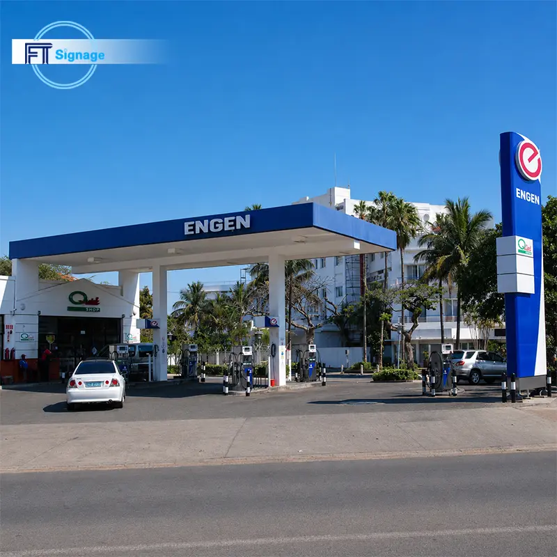 GasFuel Station Canopy Sign - 3