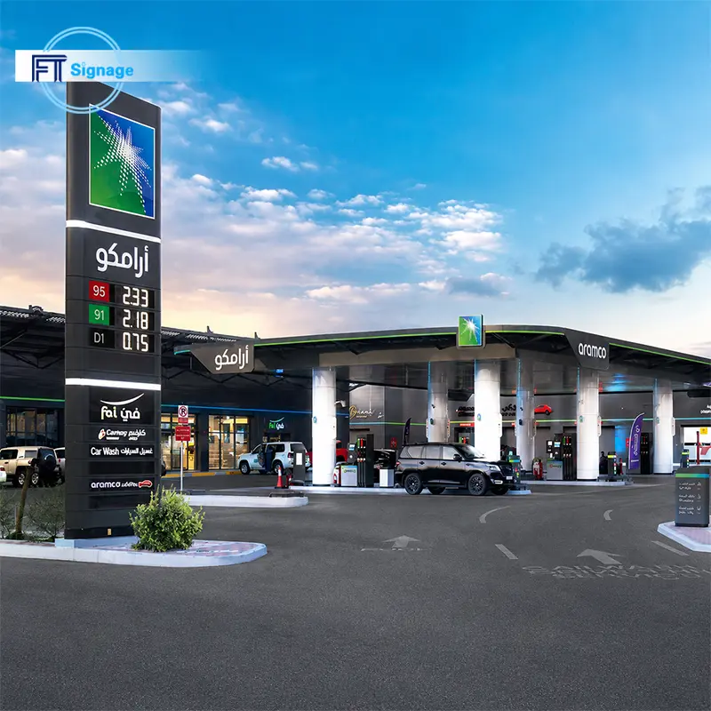GasFuel Station Canopy Sign - 4