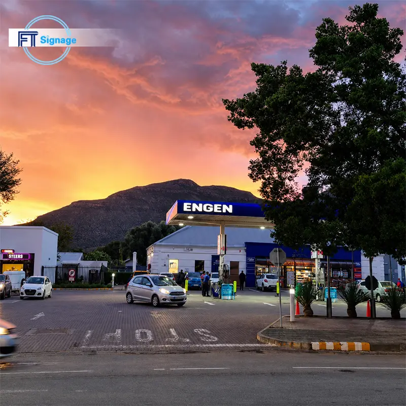 GasFuel Station Canopy Sign - 5