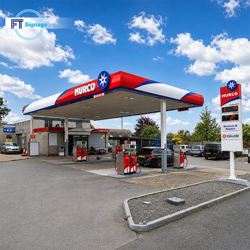 Gas & Fuel Station Price Tower - 2