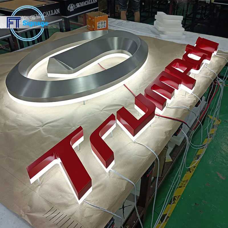 3D Car Logo LED Sign