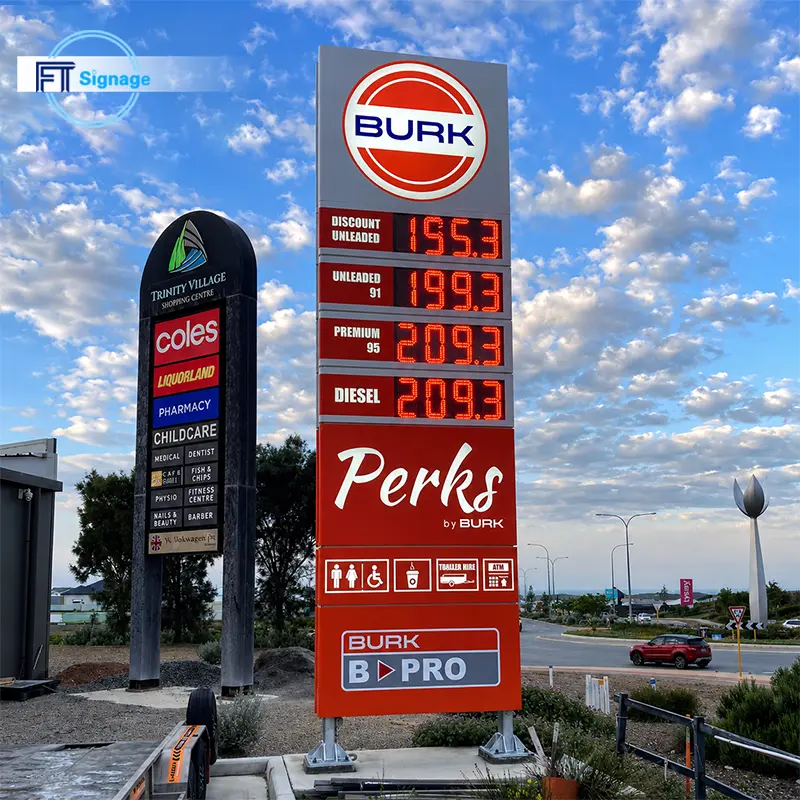 Gas & Fuel Station Price Tower