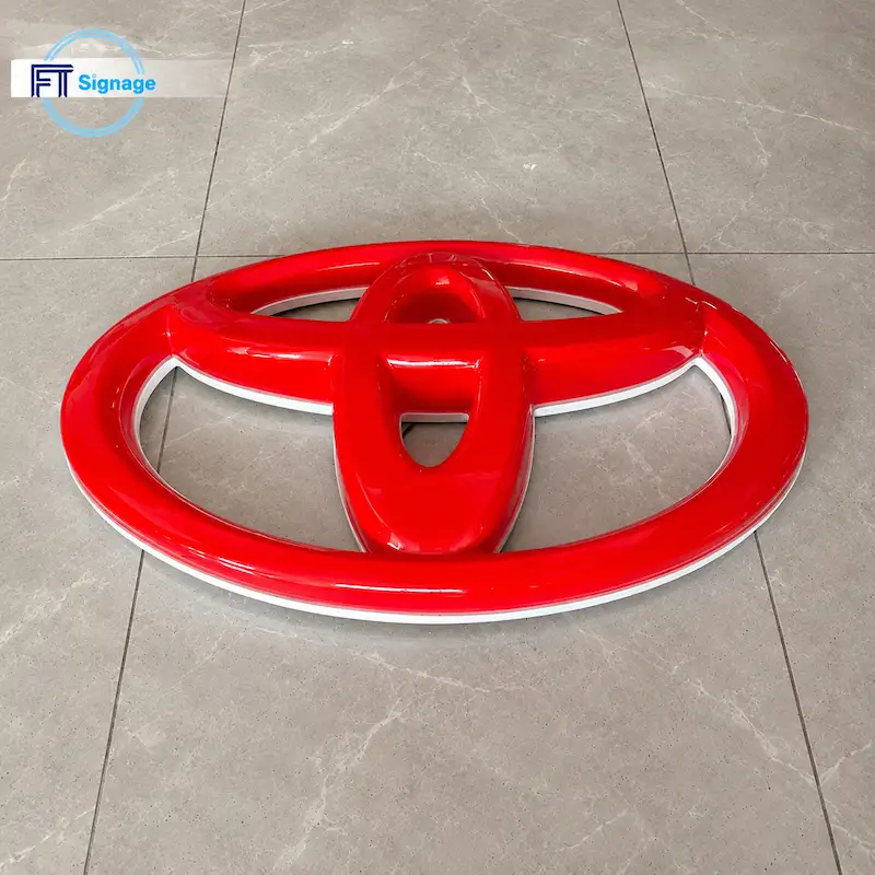 3D Car Logo Sign