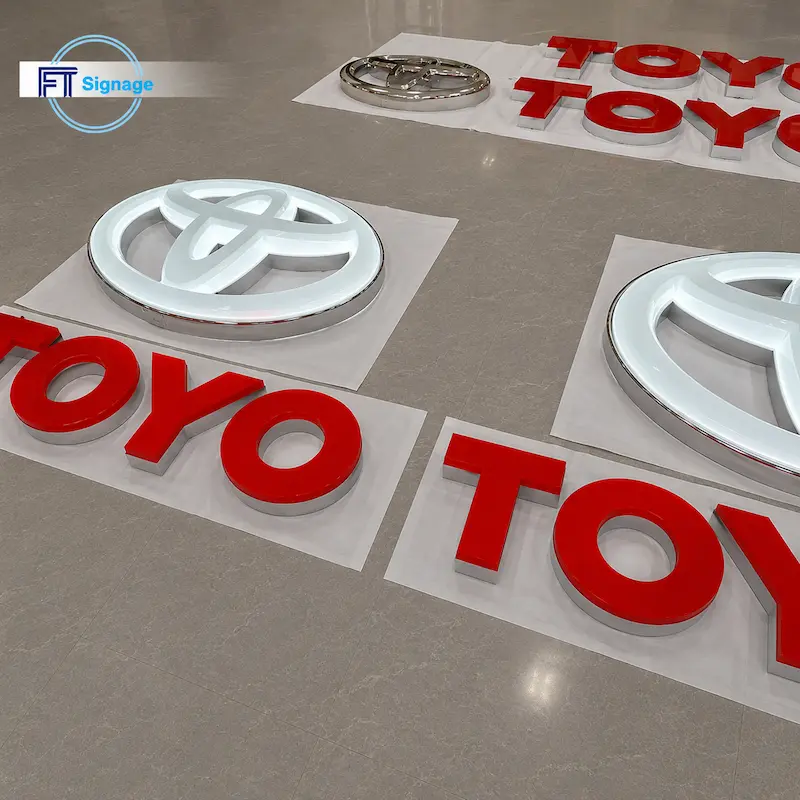 3D Car Logo Sign - 5