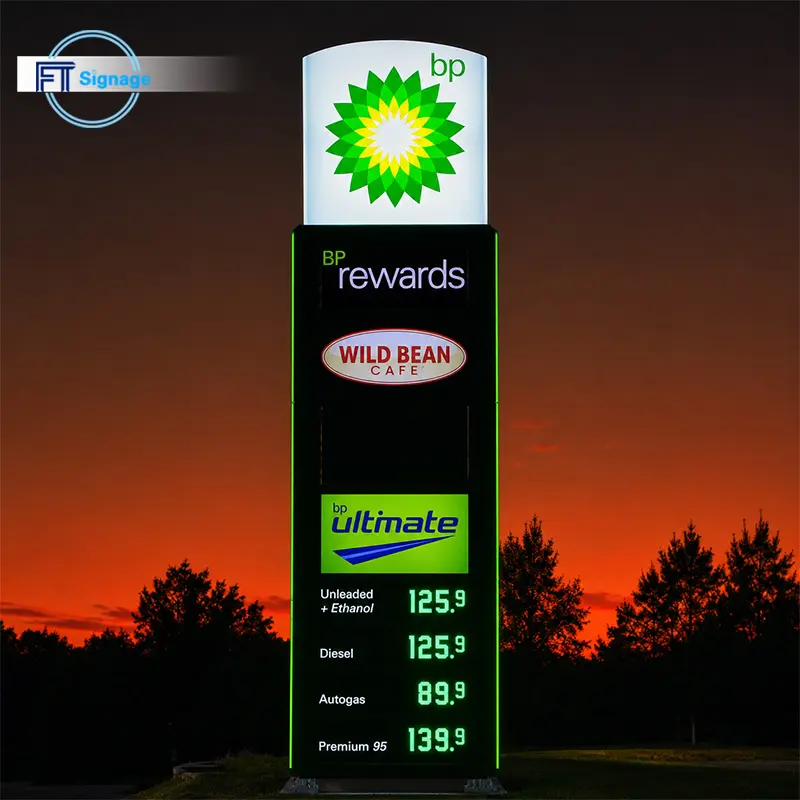 Gas & Fuel Station Price Tower