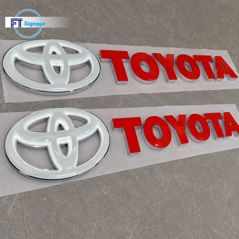 3D Car Logo Sign - 3