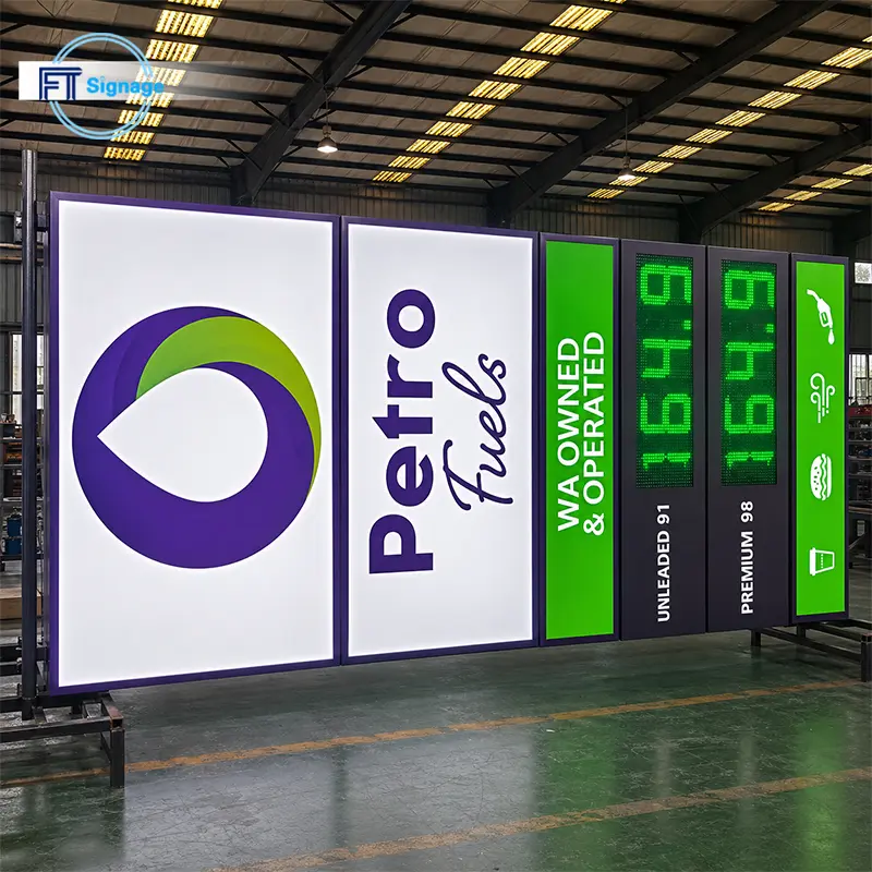 Gas & Fuel Station Price Tower - 2