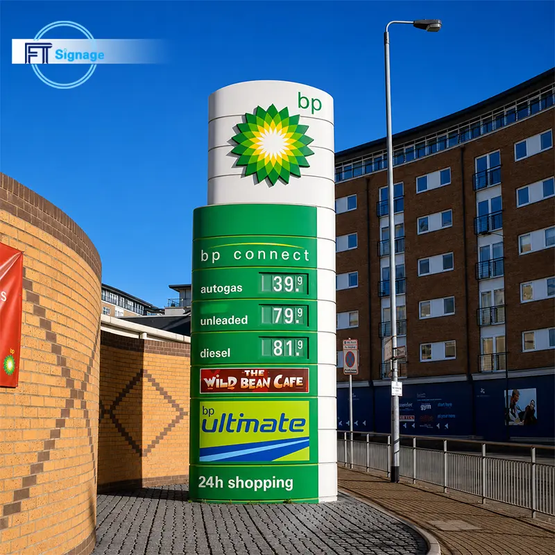 Gas & Fuel Station Price Tower