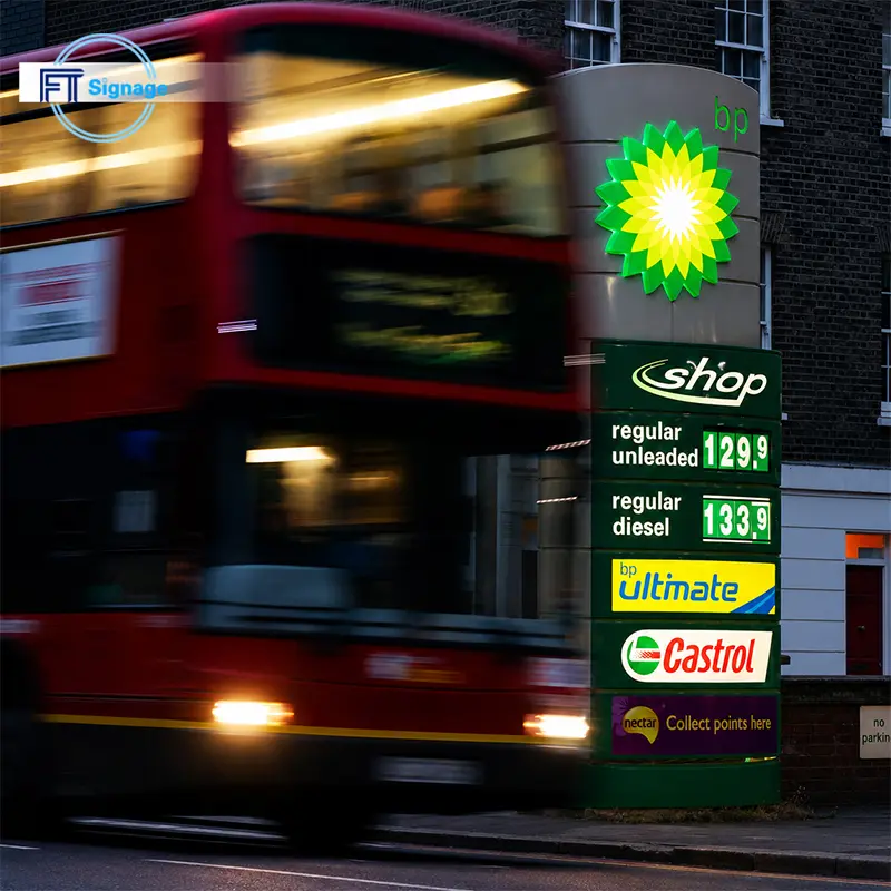 Gas & Fuel Station Price Tower - 2