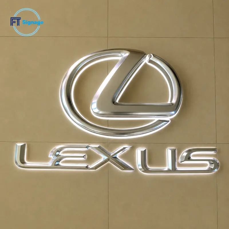 3D Car Logo LED Sign - 4