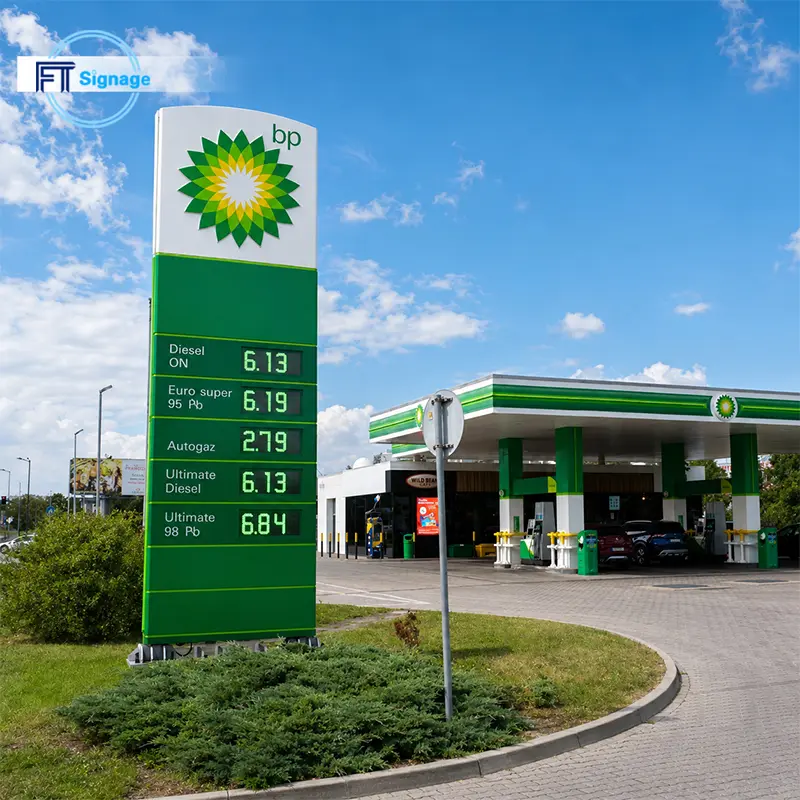 Gas & Fuel Station Price Tower - 3