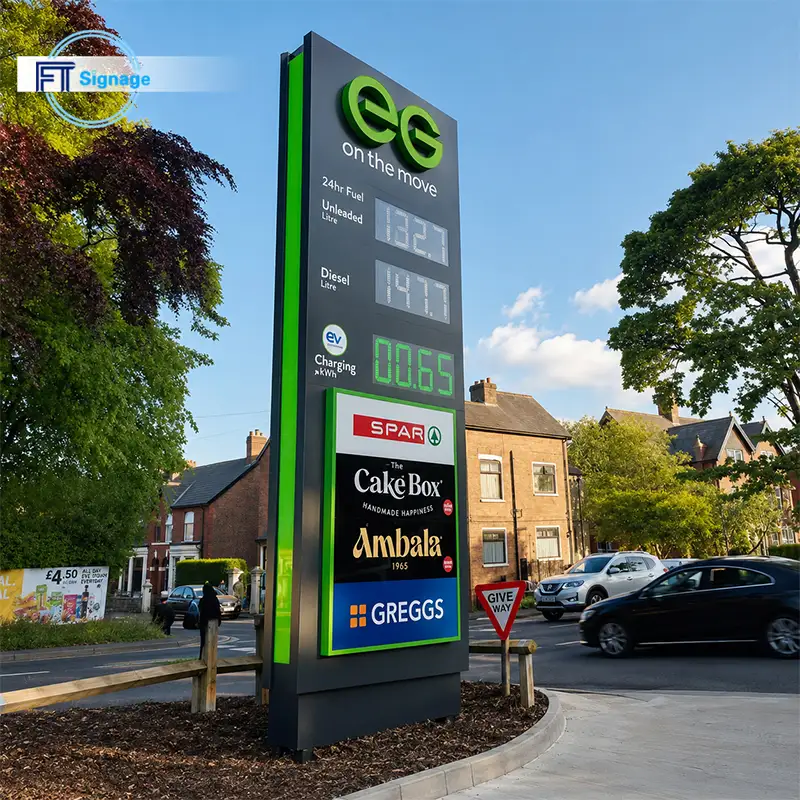 Gas & Fuel Station Price Tower