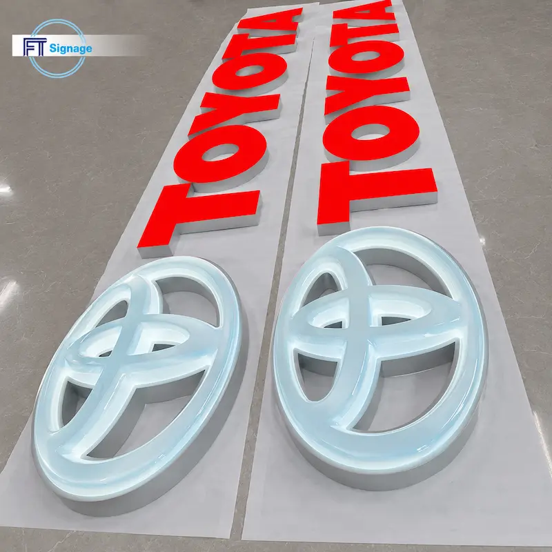 3D Car Logo Sign - 2