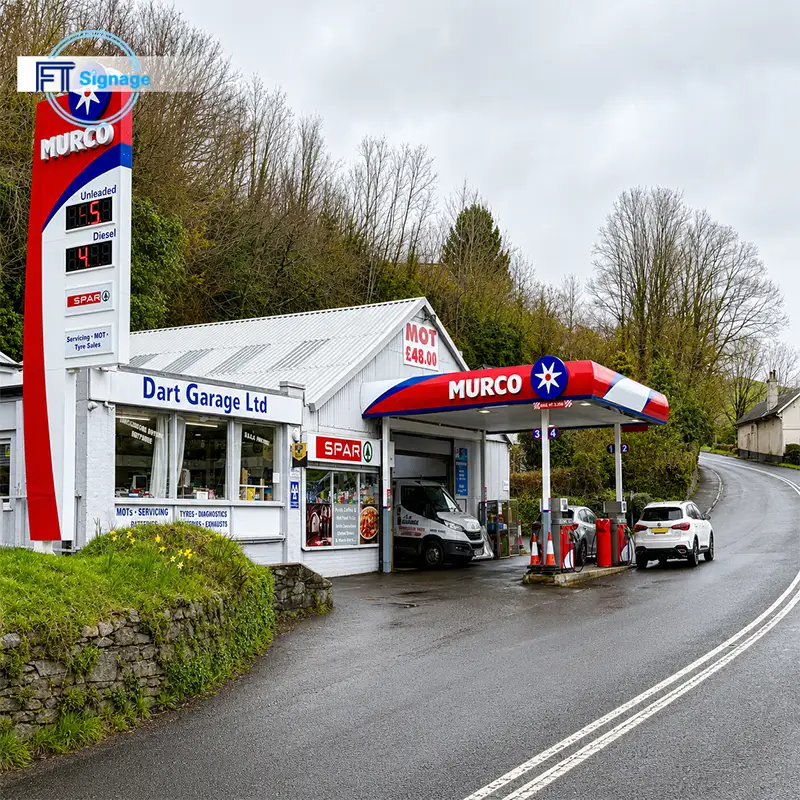 Gas & Fuel Station Price Tower - 3