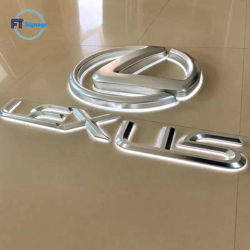 3D Car Logo LED Sign - 2