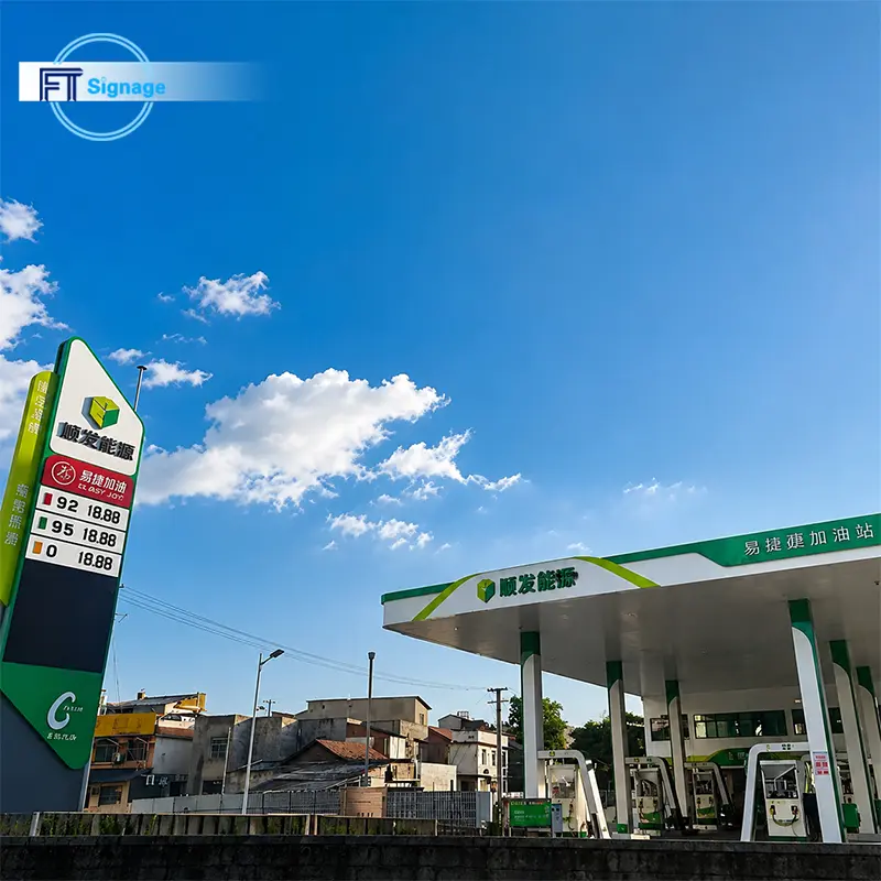 Gas & Fuel Station Price Tower - 4