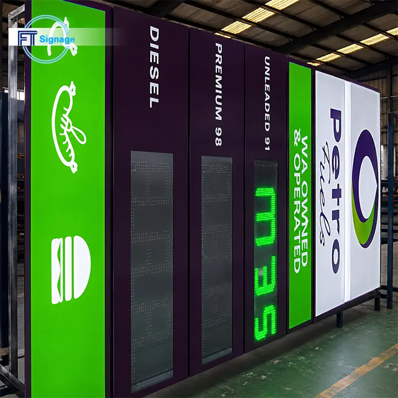 Gas & Fuel Station Price Tower - 4