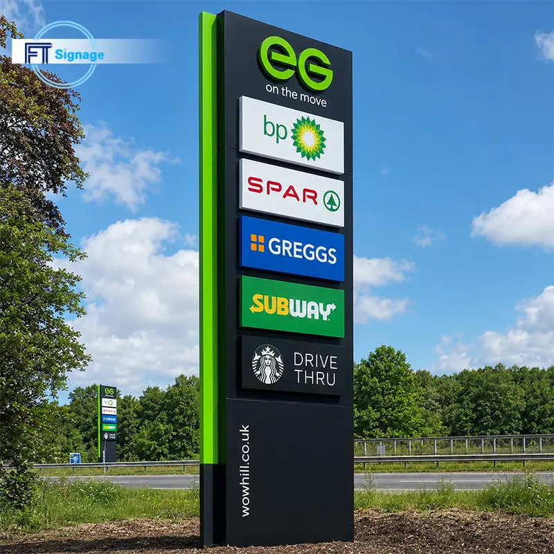 Gas & Fuel Station Price Tower - 6