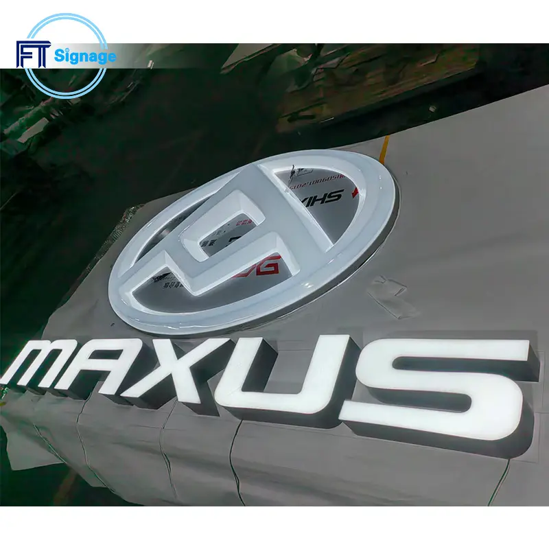 3D Car Logo LED Sign - 3