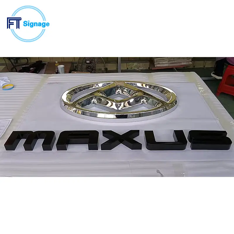 3D Car Logo LED Sign - 6