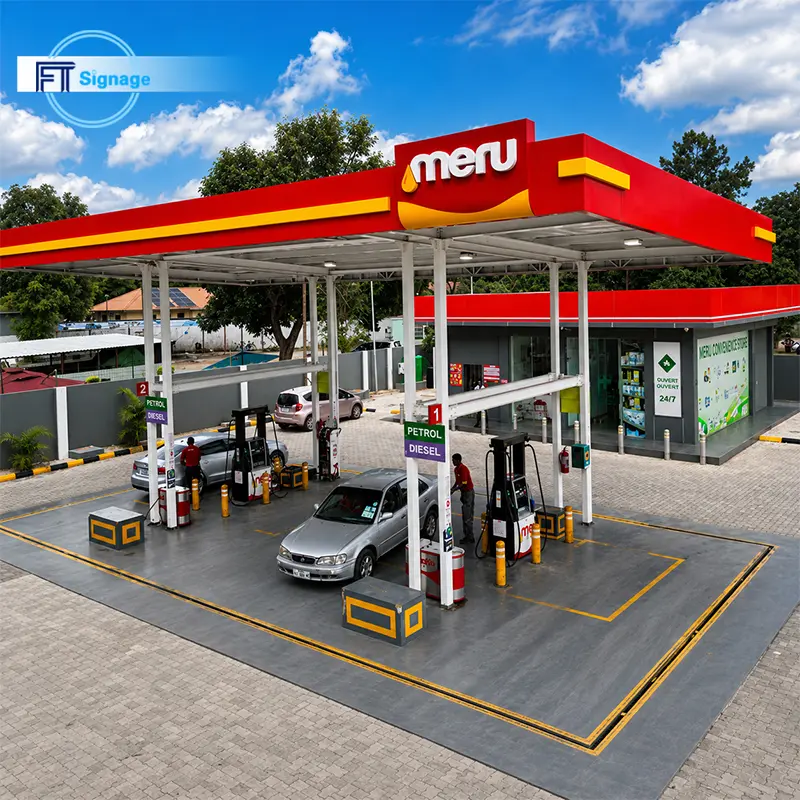 Gas & Fuel Station Price Tower - 5