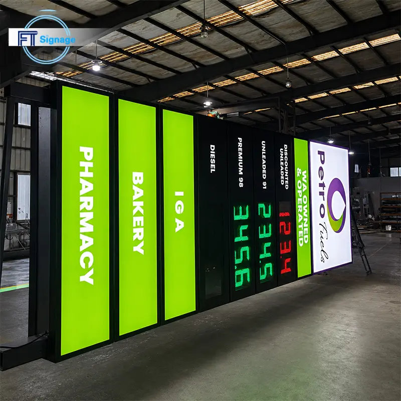 Gas & Fuel Station Price Tower - 1