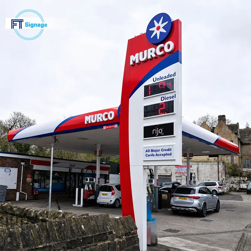 Gas & Fuel Station Price Tower