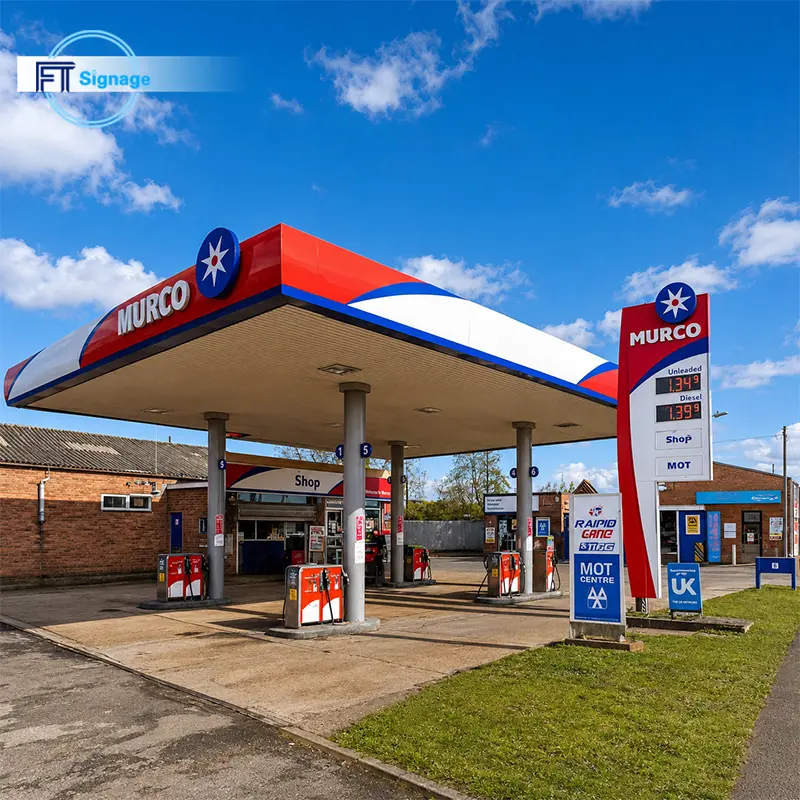Gas & Fuel Station Price Tower - 4