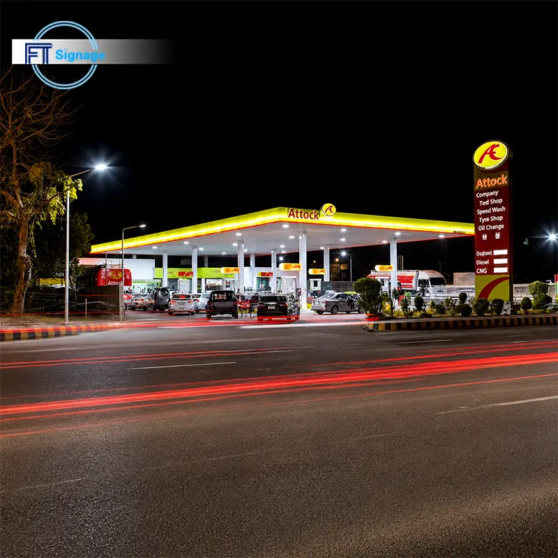 Gas & Fuel Station Price Tower - 2