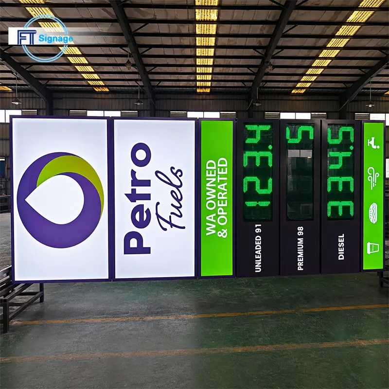 Gas & Fuel Station Price Tower - 5
