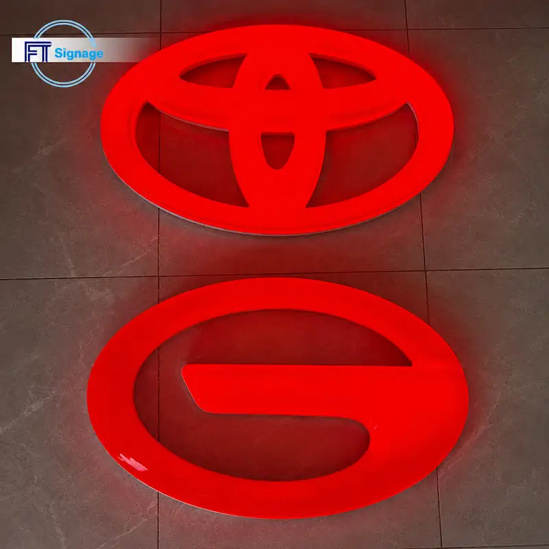 3D Car Logo Sign - 5