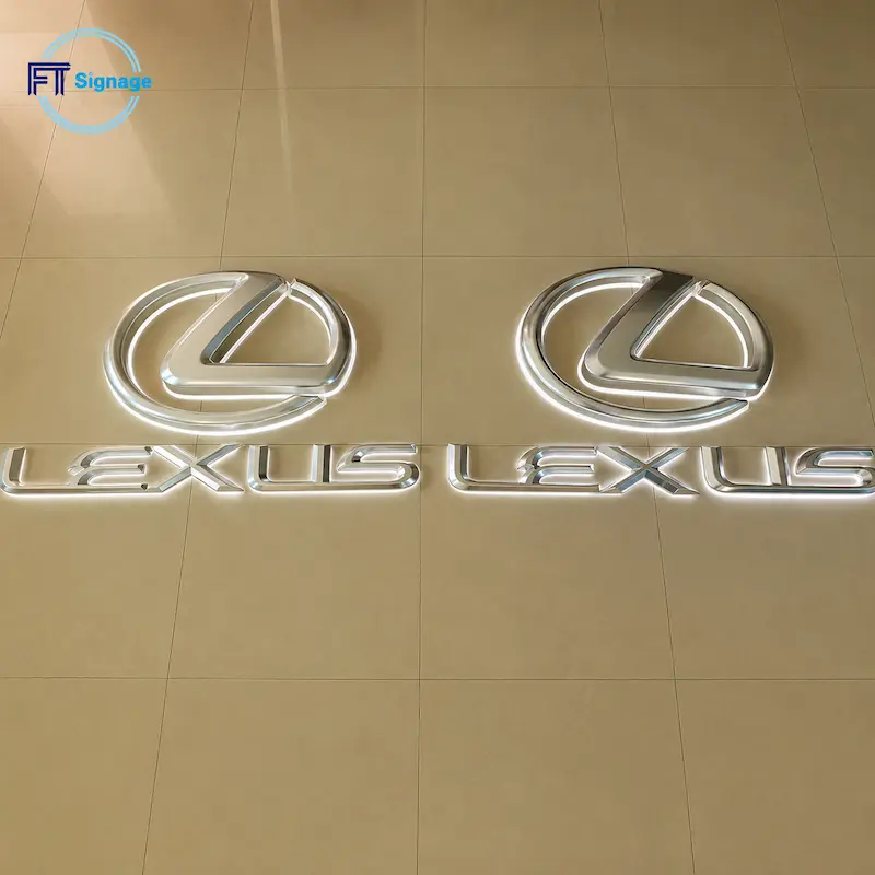 3D Car Logo LED Sign - 1