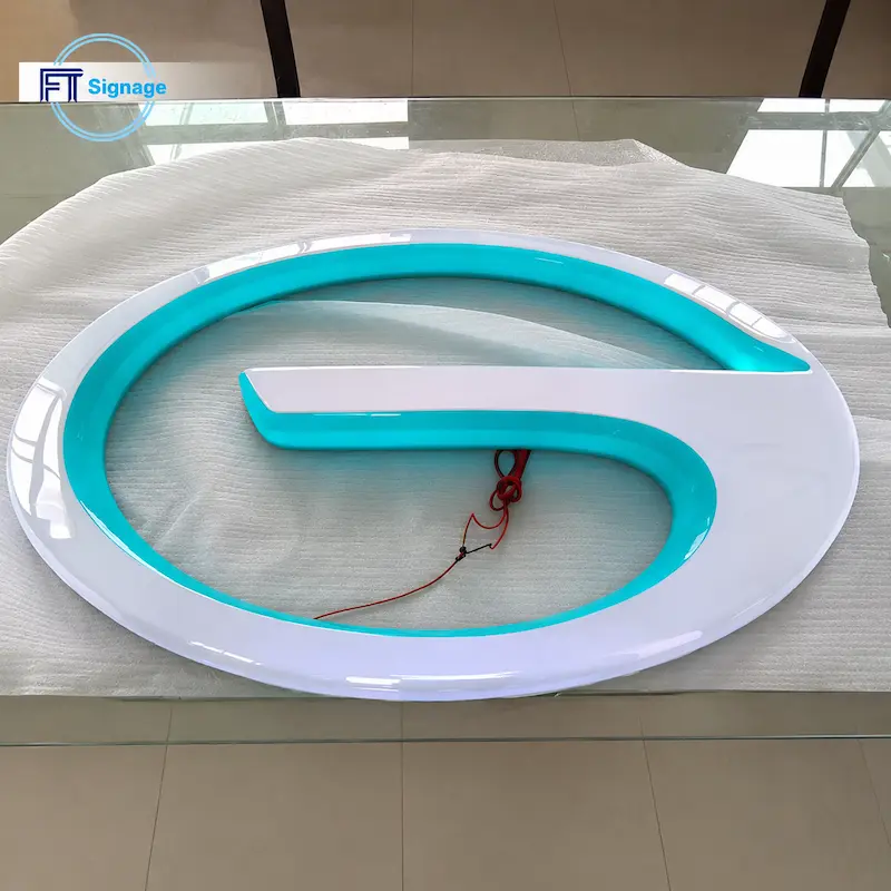 3D Car Logo LED Sign - 4