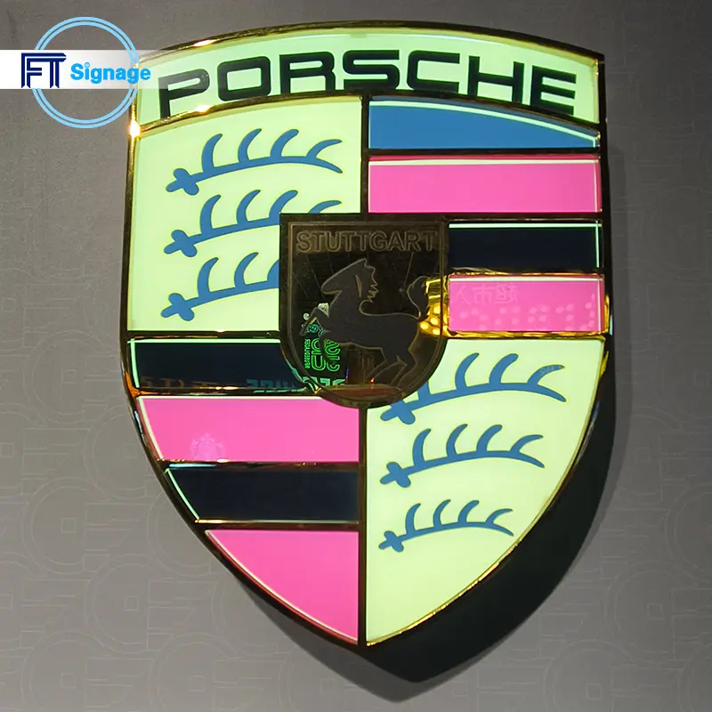 3D Car Logo Sign