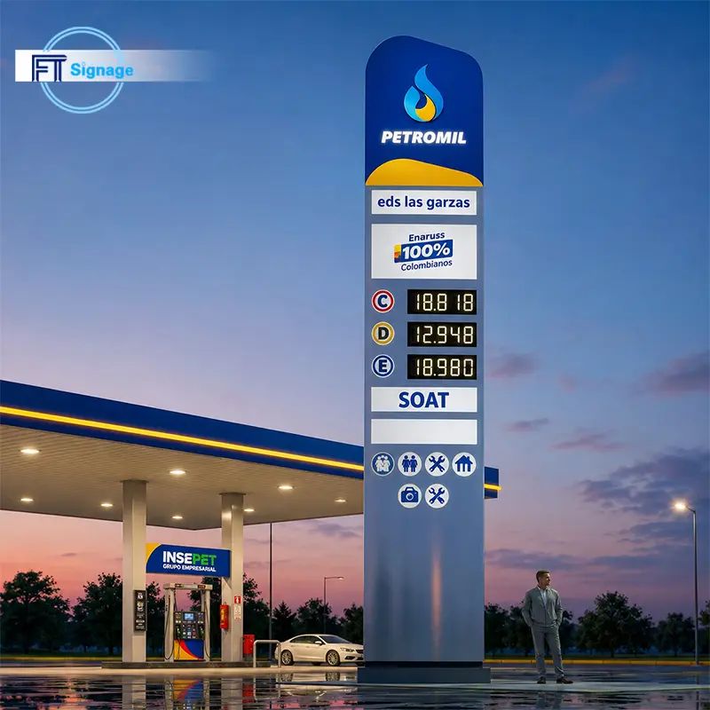 Gas & Fuel Station Price Tower