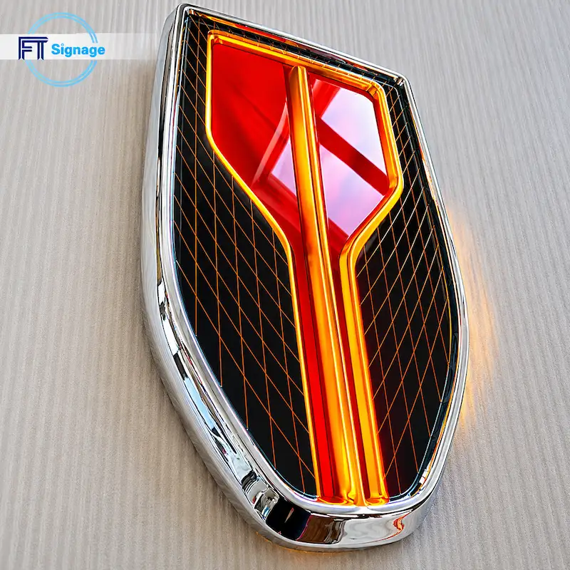 3D Car Logo LED Sign - 4