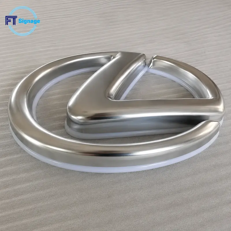 3D Car Logo Sign