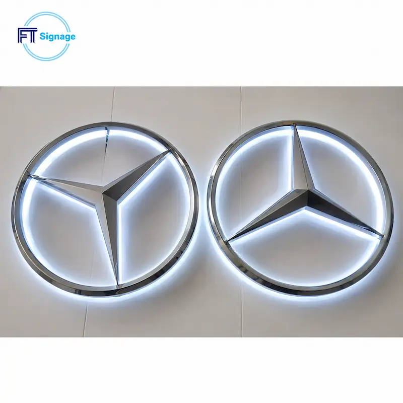 3D Car Logo Sign - 5