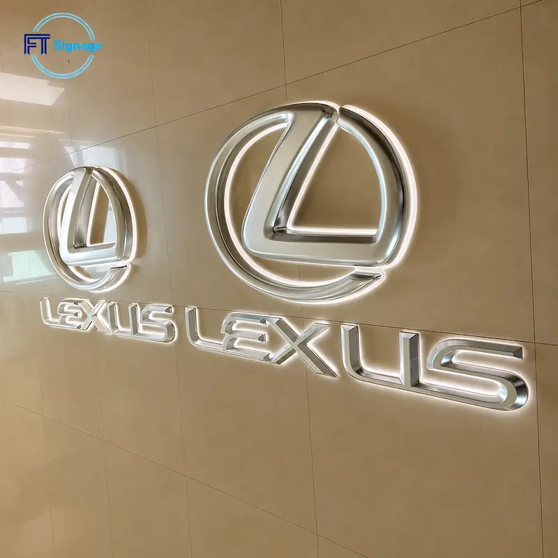 3D Car Logo LED Sign - 3