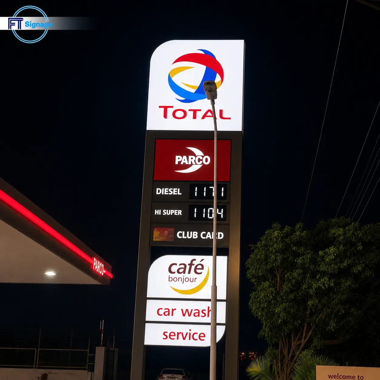 Gas & Fuel Station Price Tower - 2